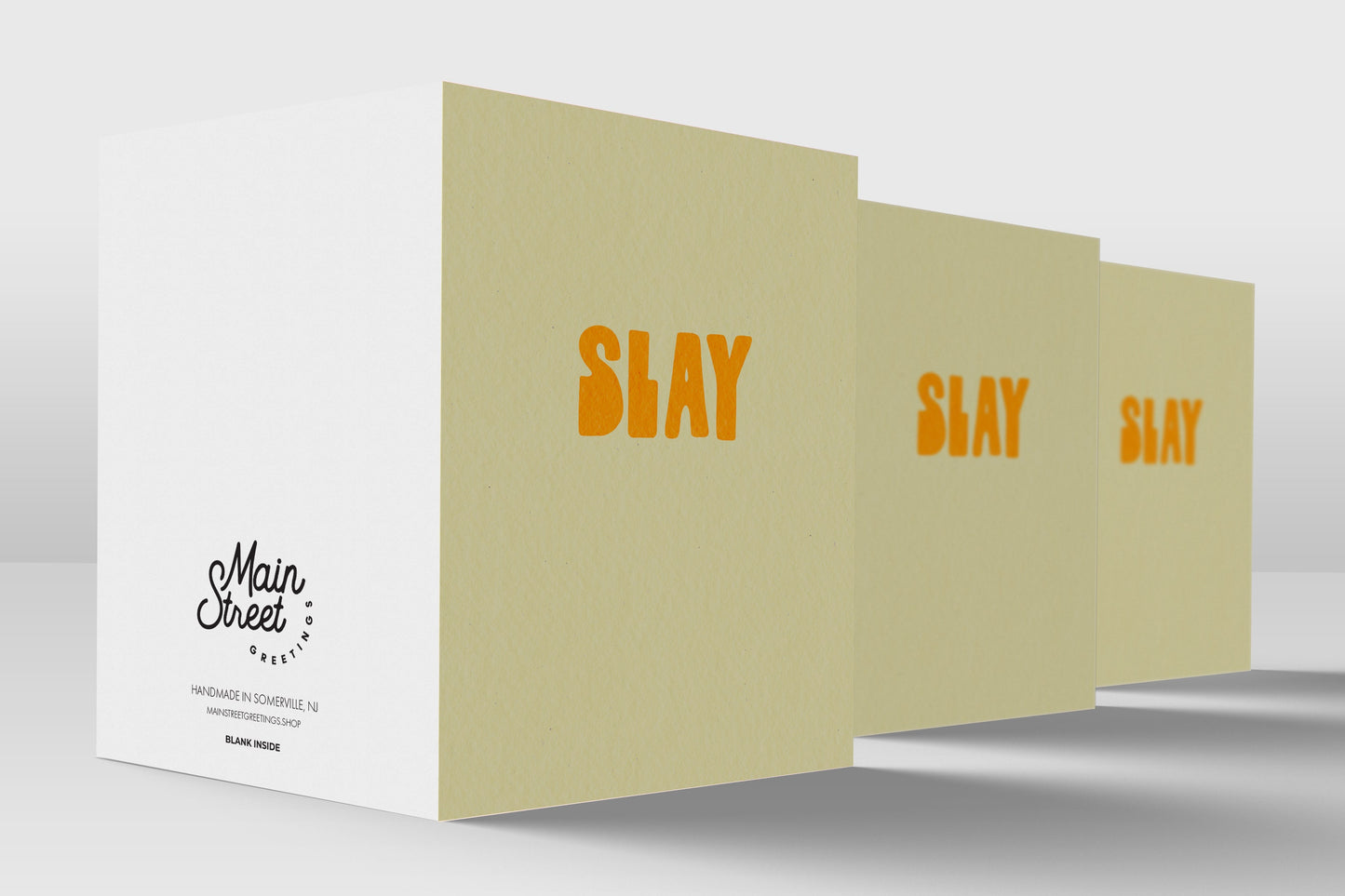 Slay Greeting Card - Congrats - Birthday - Proud of You - Celebrate - Just Because Any Occasion Hype Women - Feminist - Girl Power - Blank