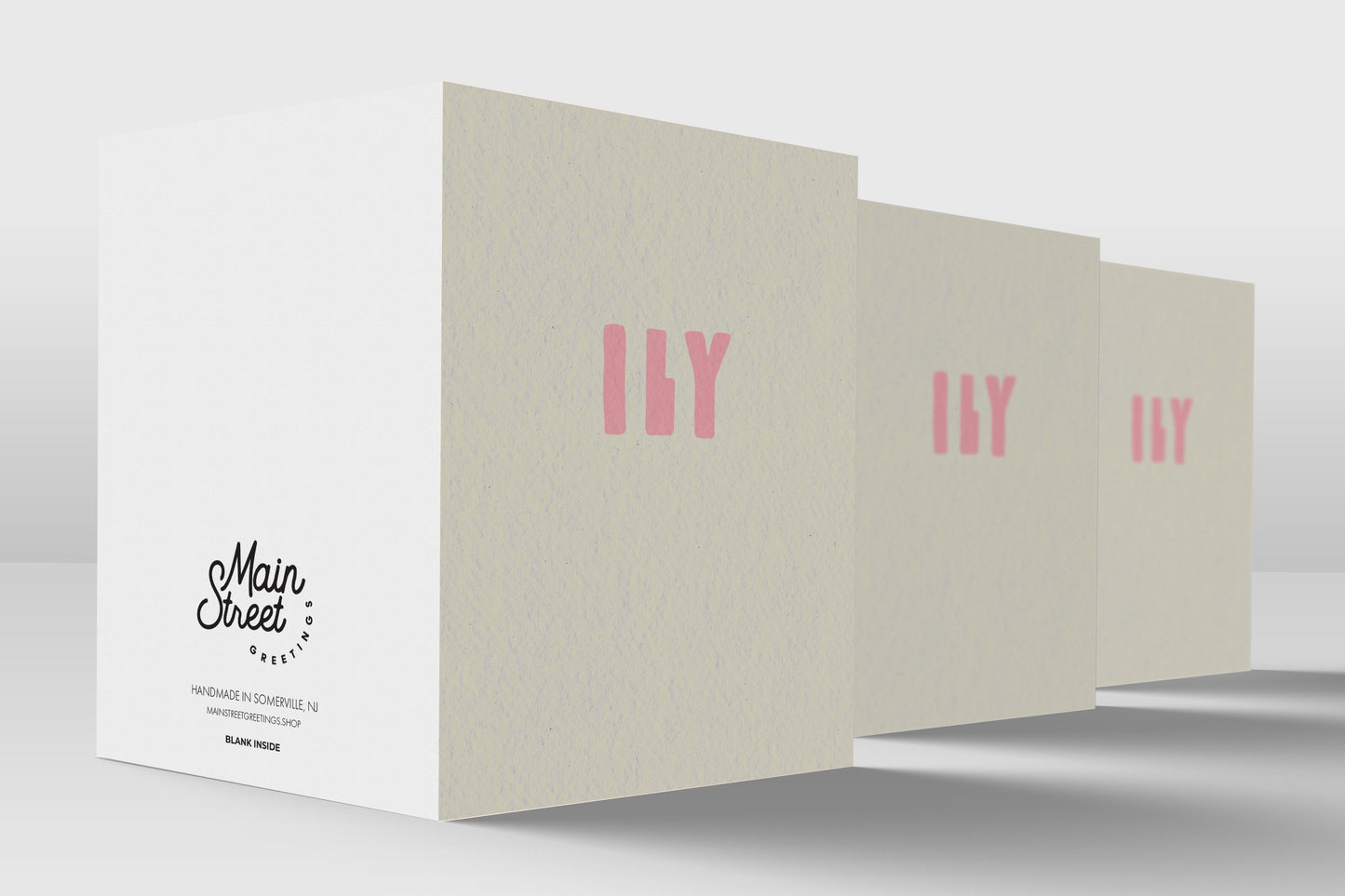 ILY - I Love You Greeting Card - Love Card - Gifts For Him - Gifts For Her - For Husband - For Wife - Anniversary Card - Blank Inside