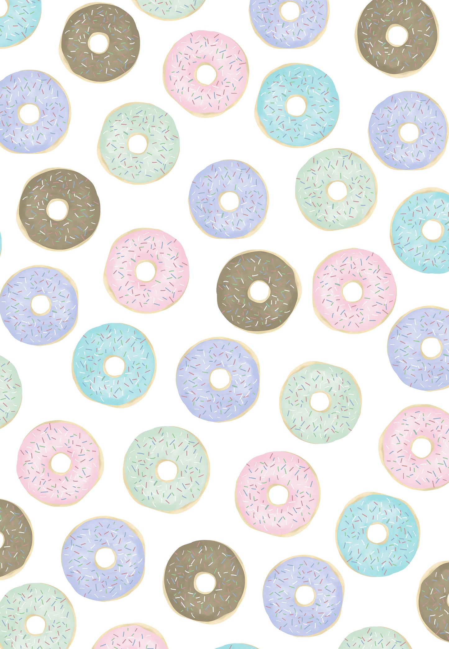 Donuts Wrapping Paper - Gift Wrap - Baby Shower Wrapping Paper - Donuts - Colorful - Birthday - Kids - Playful - Sweets - Dessert