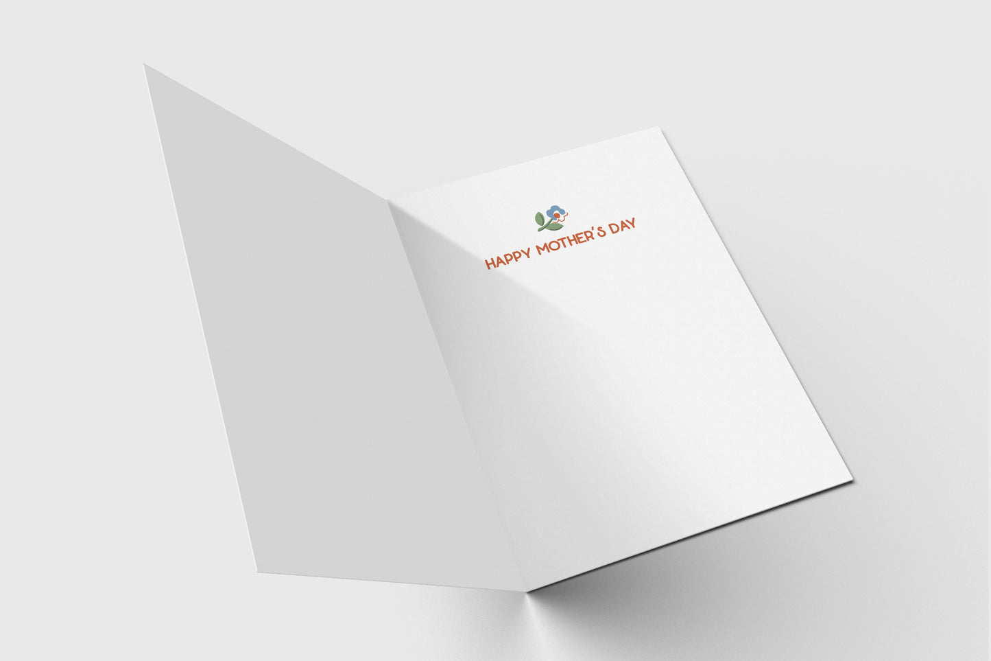 Mother's Day Card | Home Is Where Your Mom Is - For Mom - Simple - Folded - Wishing You a Happy Mother's Day - Mother's Day Gift - From Kid
