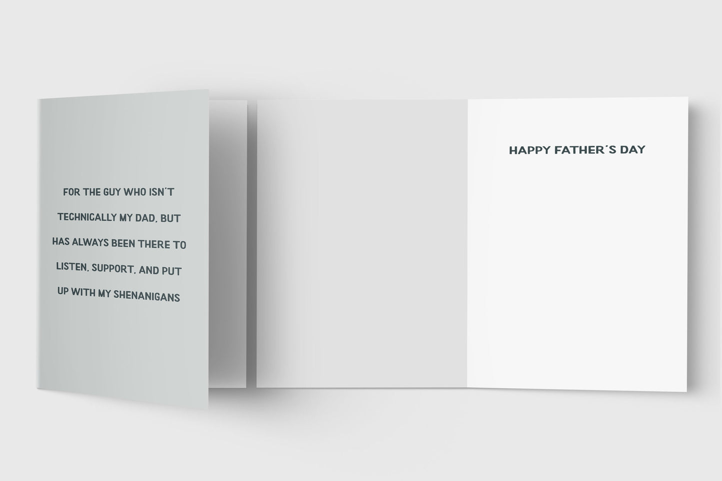 Father's Day Card | For Someone Like A Dad - For Non-Biological Dad - For Friend - Wishing You a Happy Father's Day - Heartfelt - Gift Ideas
