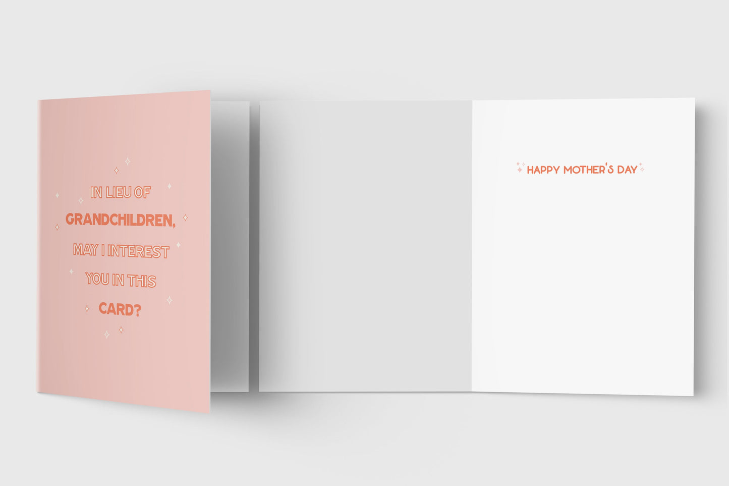 Mother's Day Card | Funny - For Mom - Grandkids - In Lieu of Grandkids - Wishing You a Happy Mother's Day - Mother's Day Gift Ideas