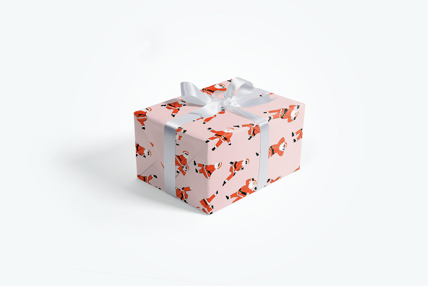 Sleighin' Santas Wrapping Paper - Christmas Gift Wrap - Aesthetic Wrapping Paper - Funny - Multi-Cultural - Holiday Gift Idea - Pink - Slay