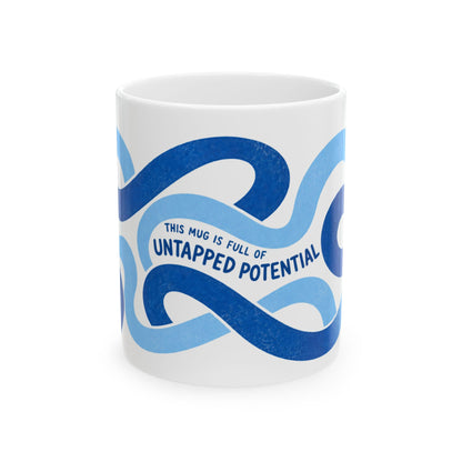 Untapped Potential Wave Art Mug | Ceramic Coffee Mug