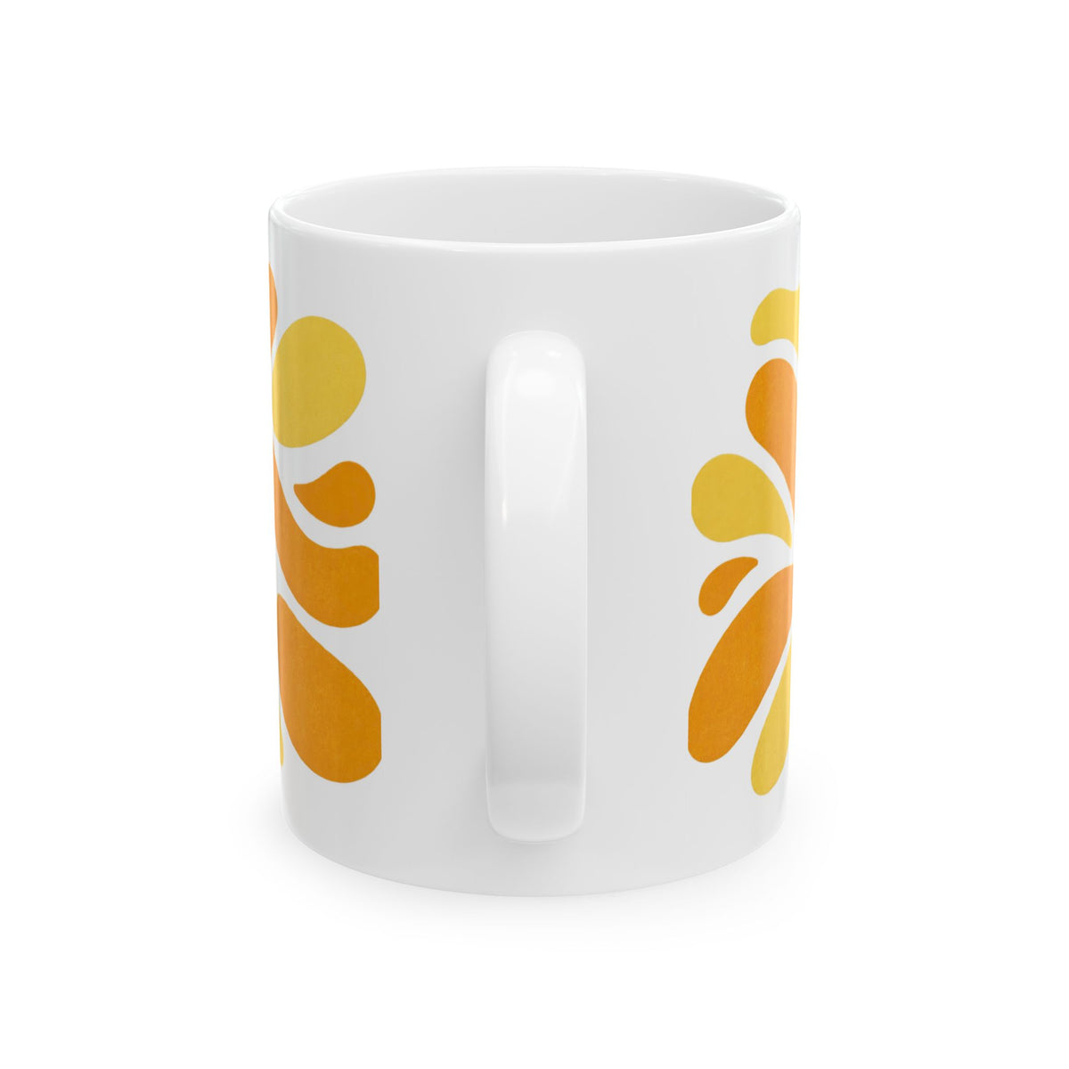 Big Juice orange burst Mug | Ceramic coffee cup (11oz, 15oz)