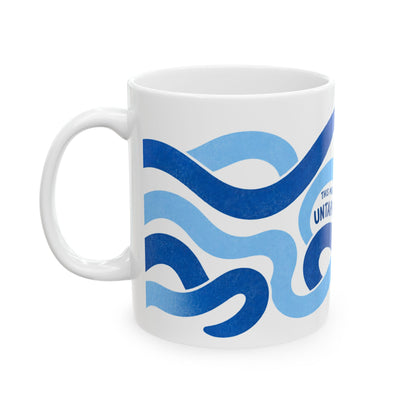 Untapped Potential Wave Art Mug | Ceramic Coffee Mug
