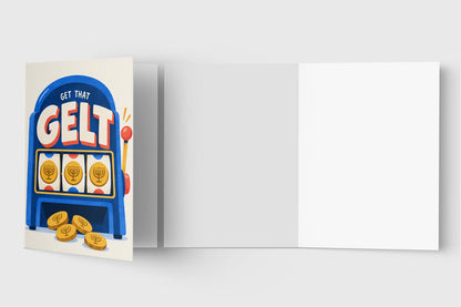 Get That Gelt Hanukkah card