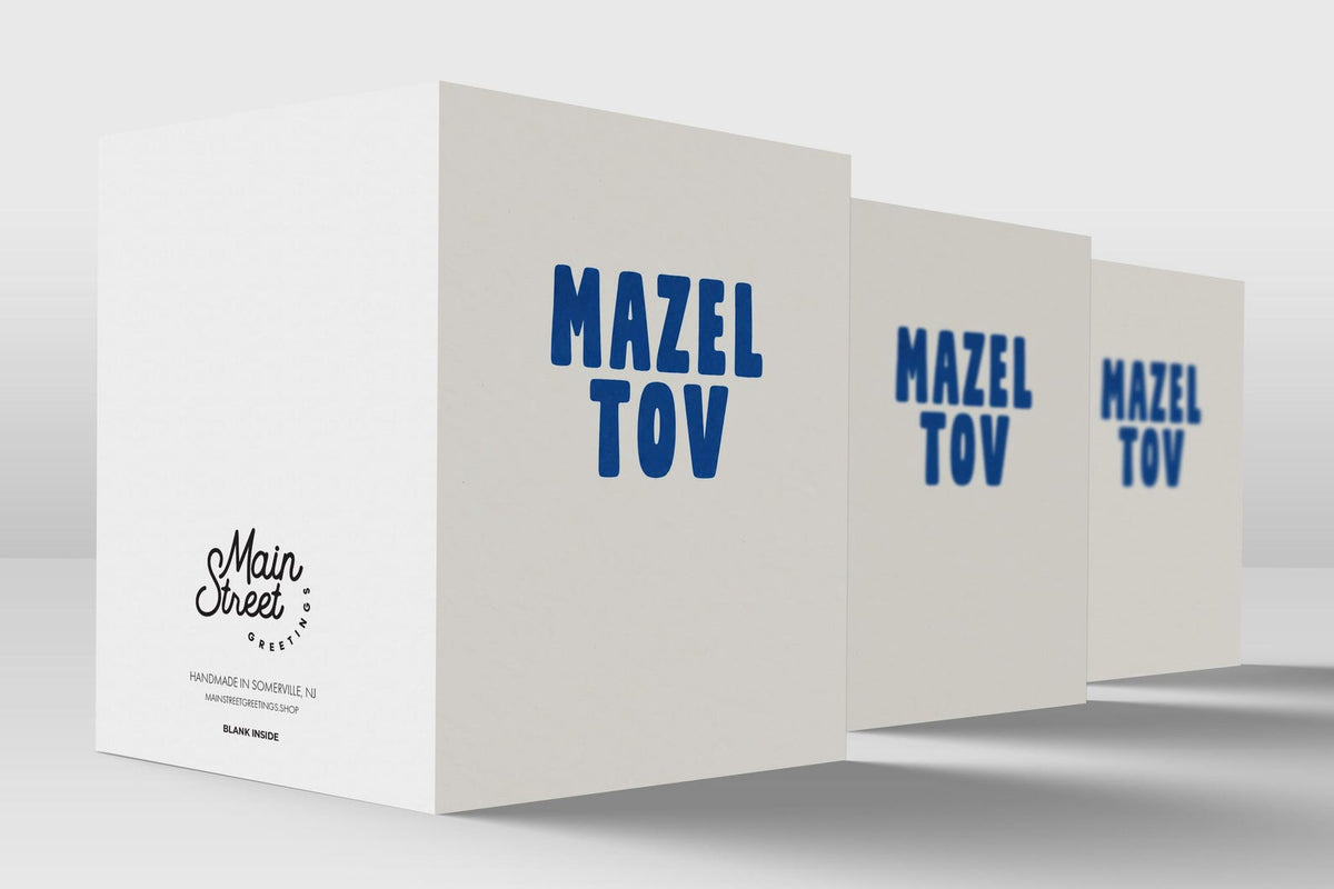 Mazel Tov card