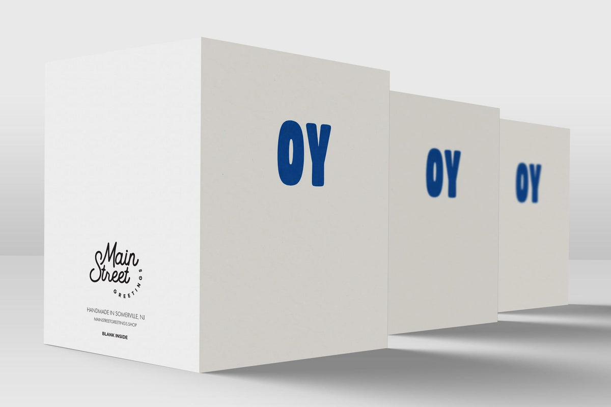 OY Hanukkah card