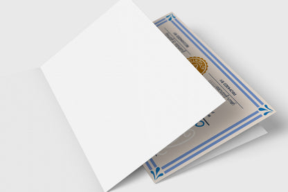Marriage Material engagement card – alternate view