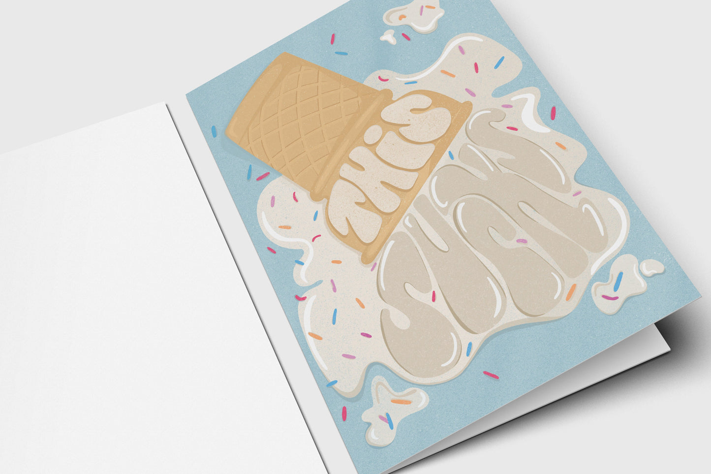 Unique Sympathy Greeting Card - This Sucks Card, With Sympathy Card, Sorry For Your Loss Card, Empathy Card, Condolence Message, Make Light