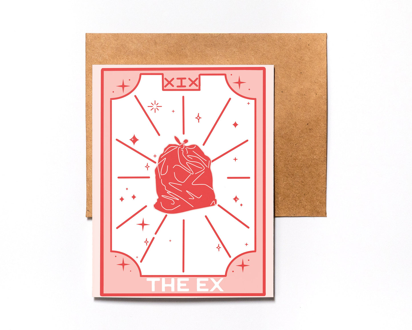 Unique Tarot Greeting Card For Friend - Break Up Card - Divorce - Funny - Ex Husband - Ex Partner - Breakup - Blank Inside