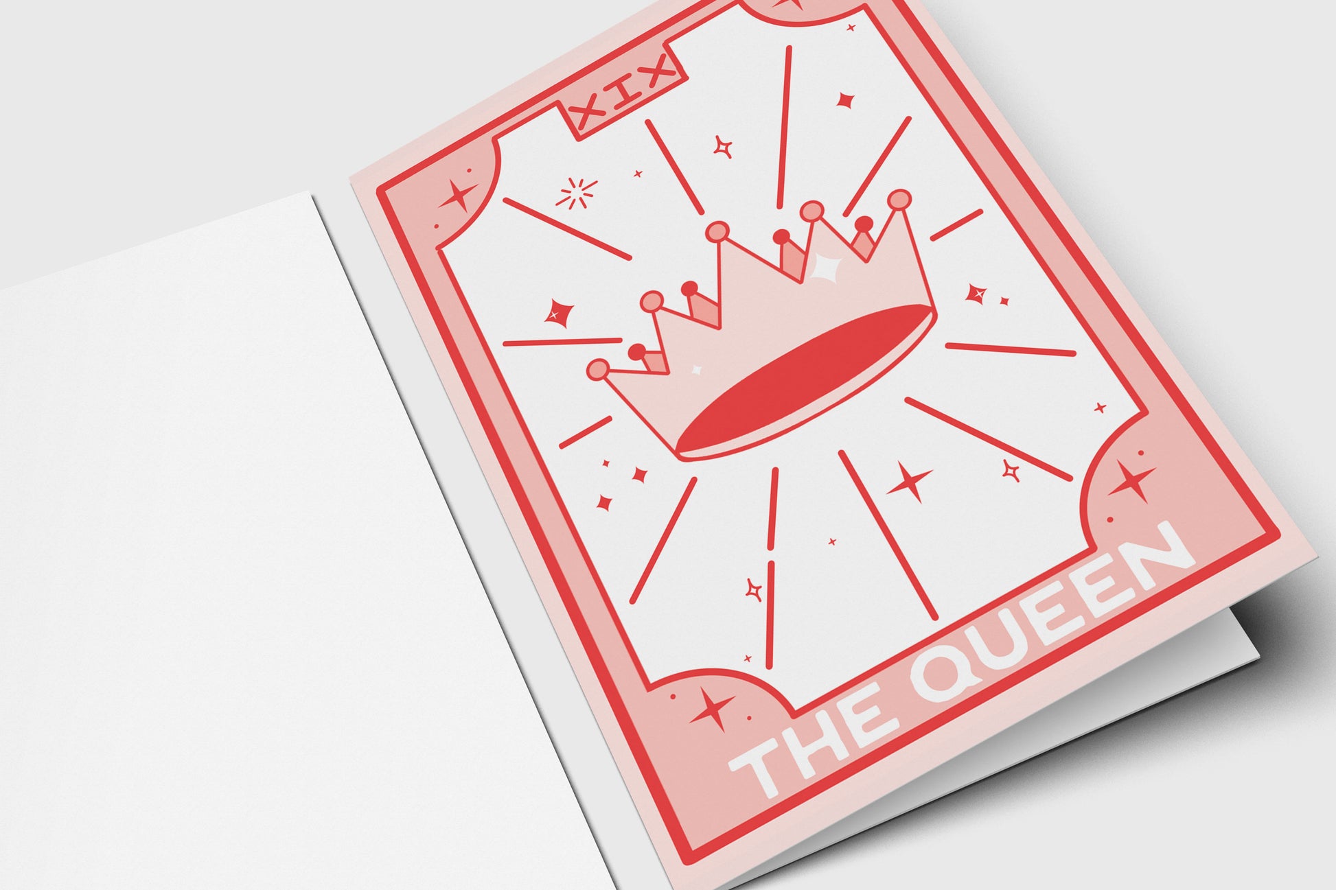 Tarot Greeting Card - The Queen - Unique - For Friend - Just Because - Congrats - Birthday Card - Hype Women - Feminist - Girl Power