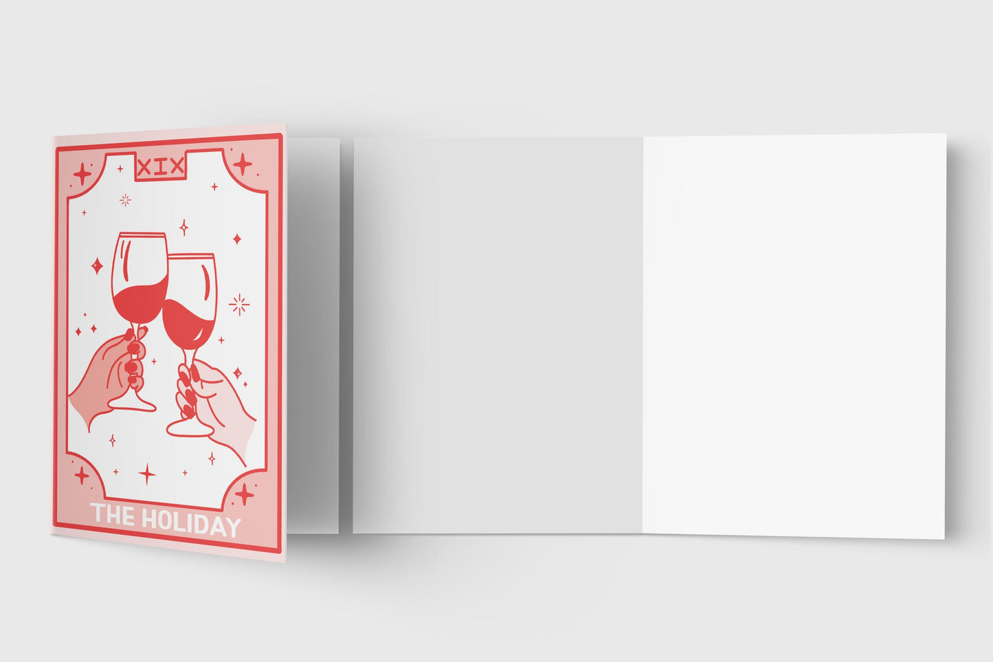 Tarot Greeting Card: The Holiday - Seasonal Card
