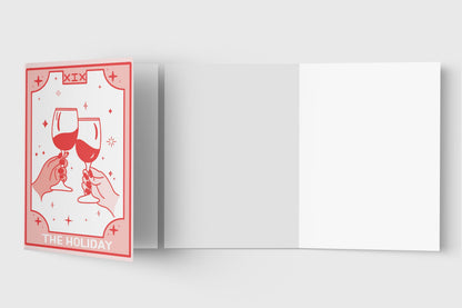 The Holiday tarot card – alternate view