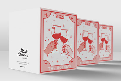 The Holiday tarot card with kraft envelope