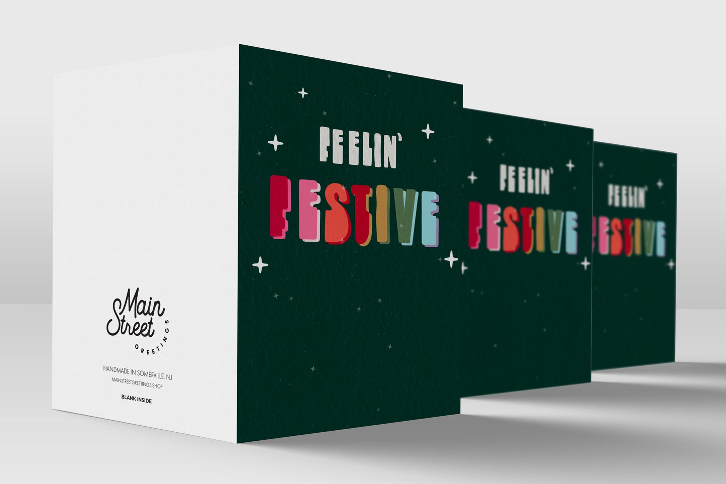 Feelin' Festive Holiday Greeting Card: Fun Christmas, Diwali Card