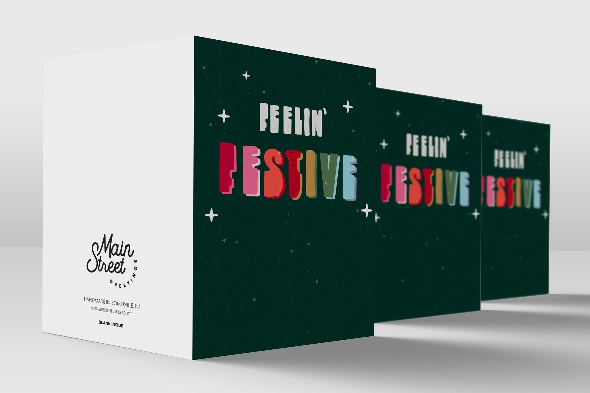 Feelin' Festive Holiday Greeting Card: Fun Christmas, Diwali Card