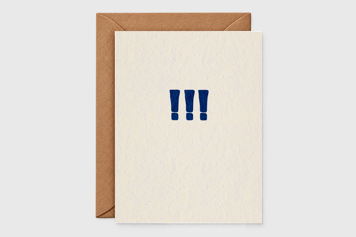 Congrats exclamation points minimalist card – minimalist card set of 6