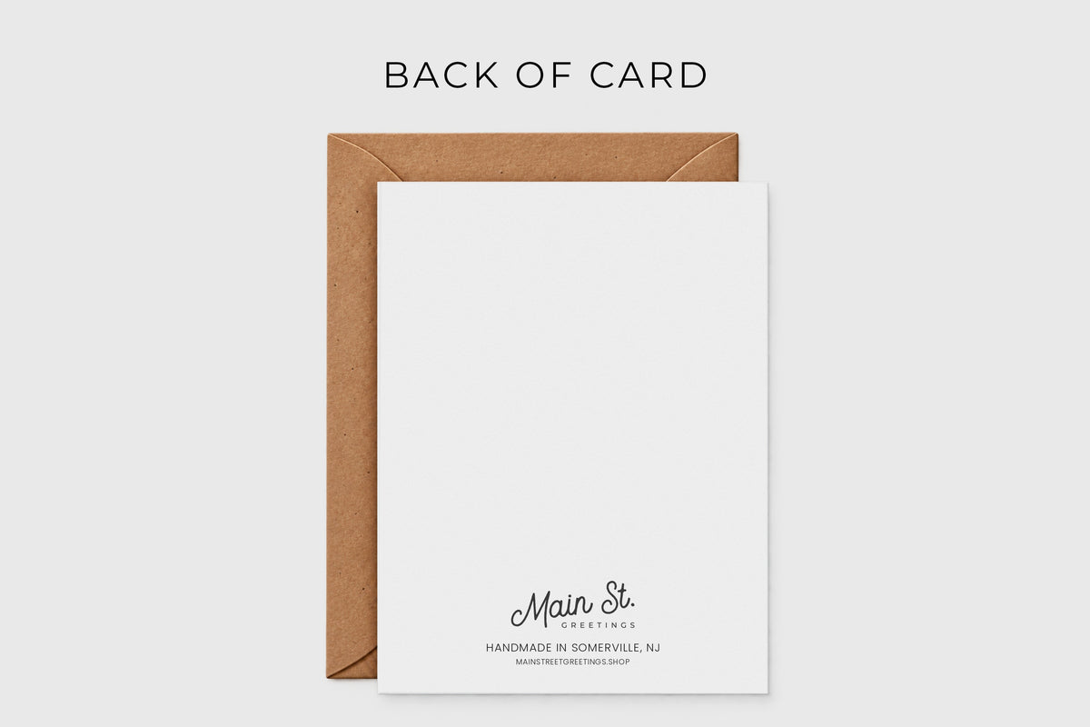 Birthday Behavior card – back of card