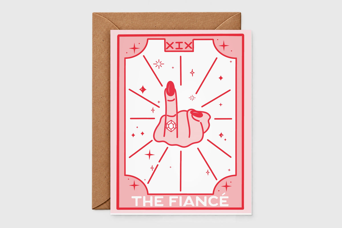 The Fiancé tarot card – tarot card set of 5