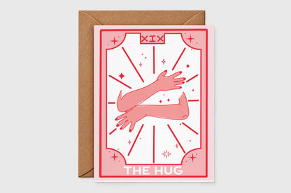 The Hug tarot card – tarot card set of 5
