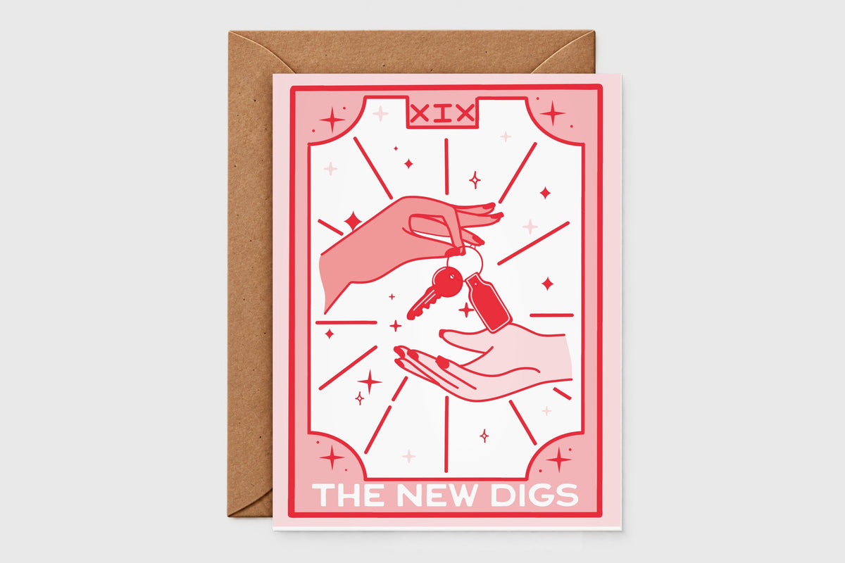 The New Digs tarot card – tarot card set of 5