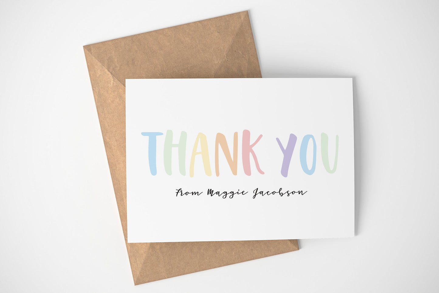 Personalized Kids Thank You Cards | Customized Kids Stationary - Children's Stationary - Thank you Card - Thank You Notes