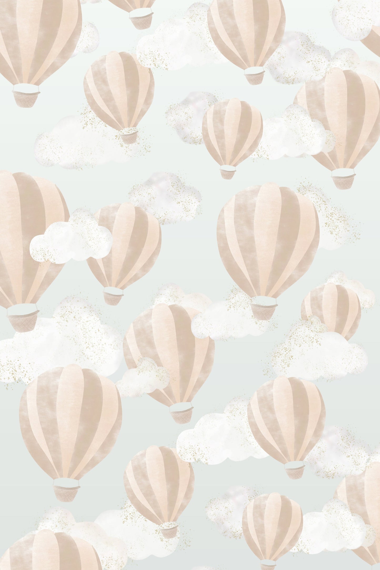 Baby Shower Wrapping Paper - Gift Wrap - Baby Shower Wrapping Paper - Hot Air Balloons