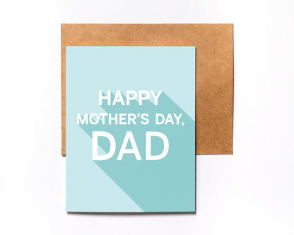 Mother's Day card for Dad – alternate view