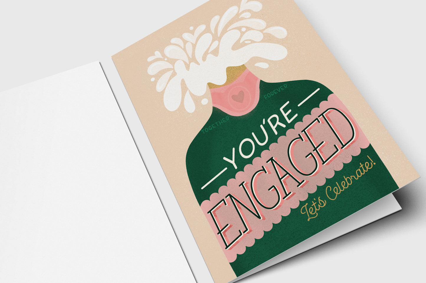Engagement Greeting Cards - Youre Engaged Lets Celebrate - Bridal Shower Ideas - To The Future Mrs - Finally Engaged - Miss to Mrs - Gift