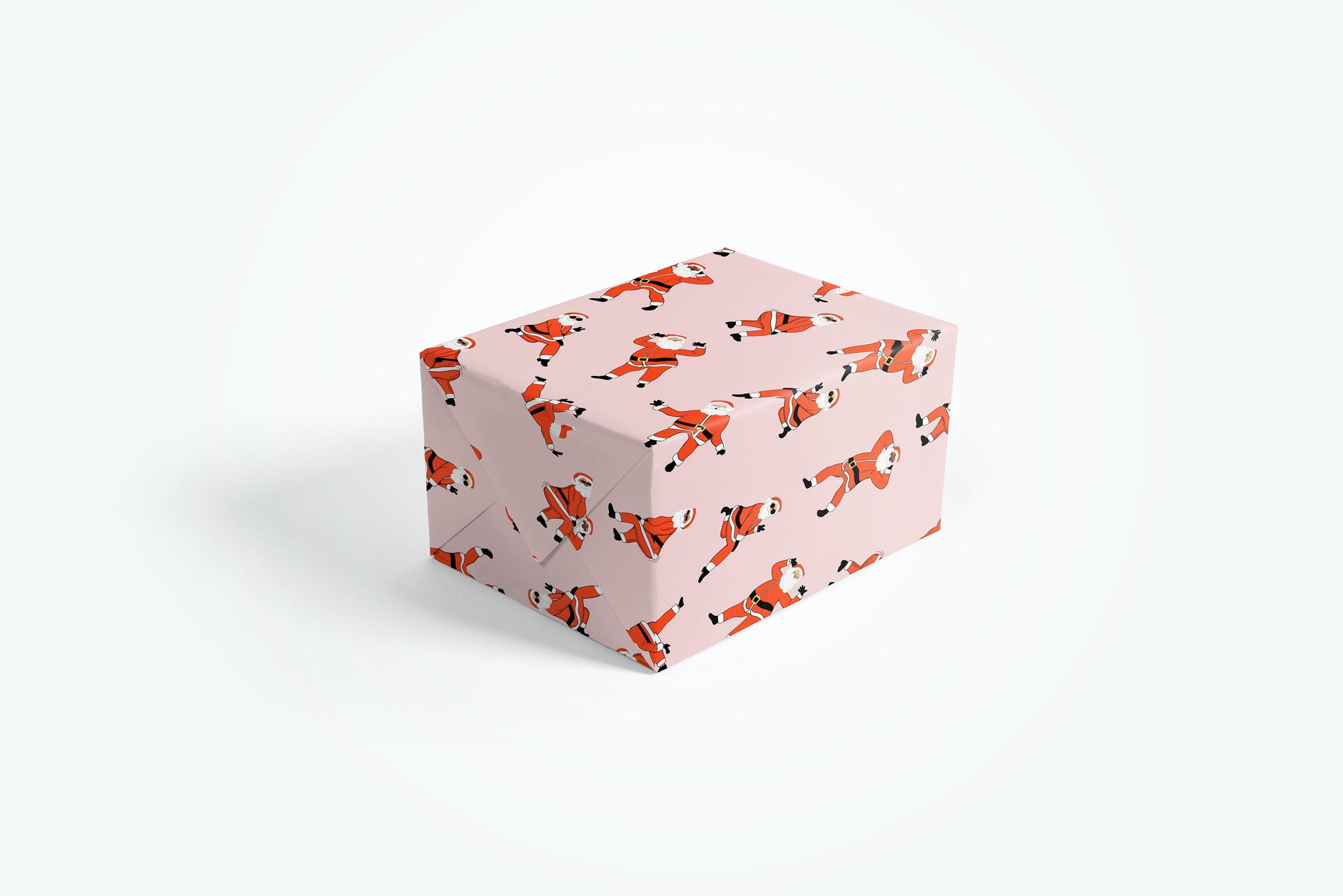 Sleighin' Santas Wrapping Paper - Christmas Gift Wrap - Aesthetic Wrapping Paper - Funny - Multi-Cultural - Holiday Gift Idea - Pink - Slay
